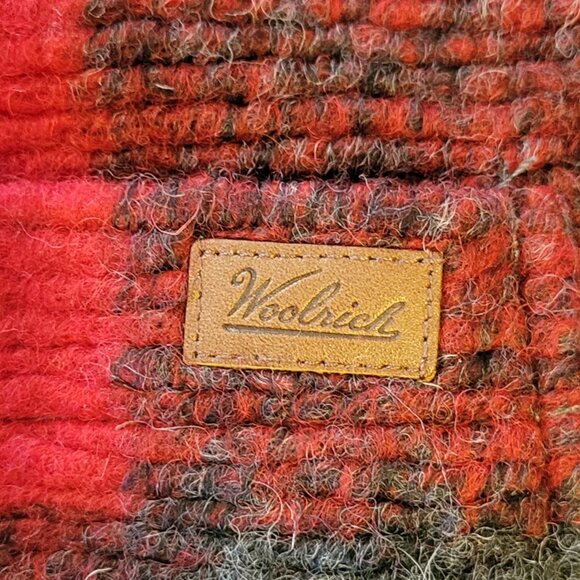 Woolrich Chilly Days Wool Blend Plaid Hooded Barn Coat Jacket Size Large New - Picture 13 of 14